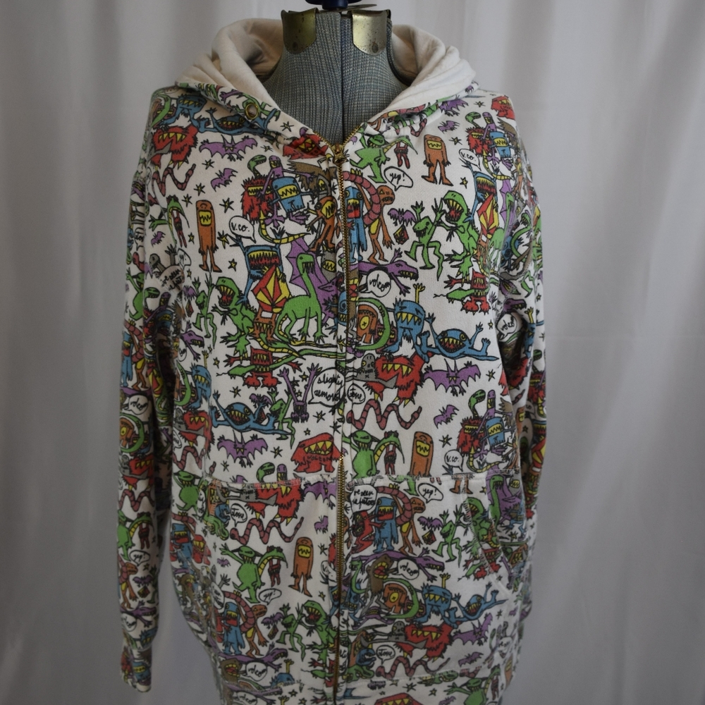 Volcom small hoodie lil monster slightly removed